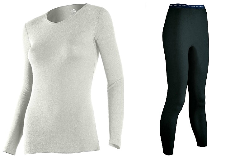 What is the shop warmest long underwear material